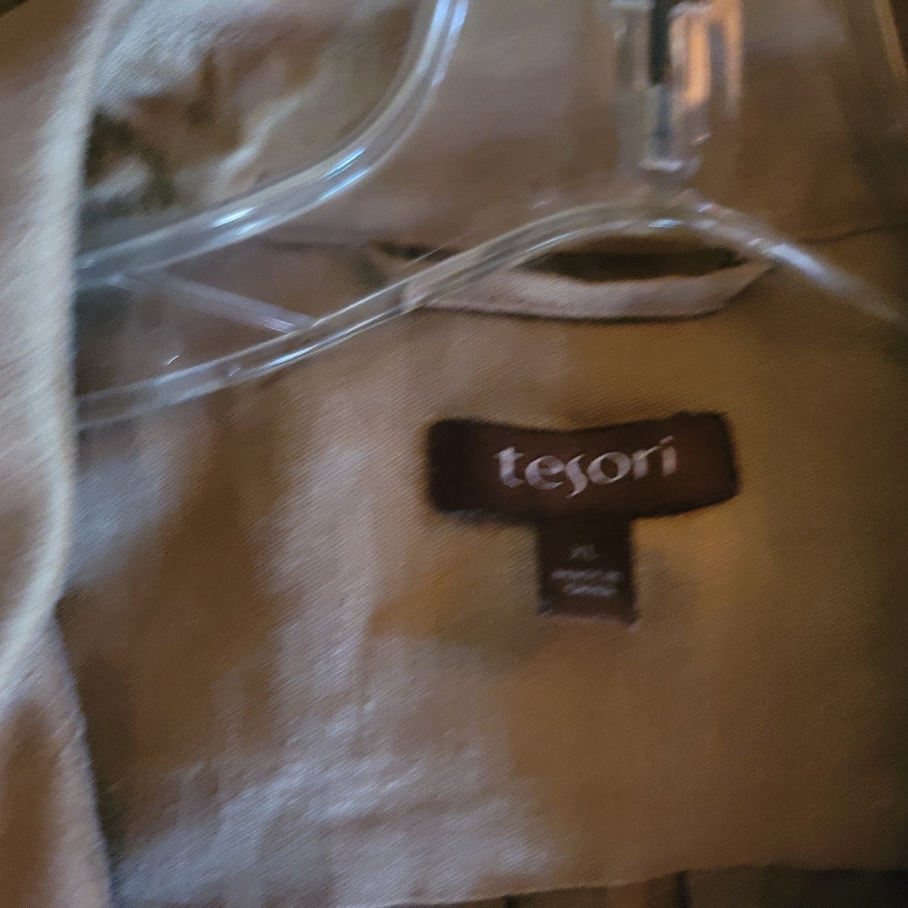 TESORI Linen Tunic Top - Picture 6 of 8
